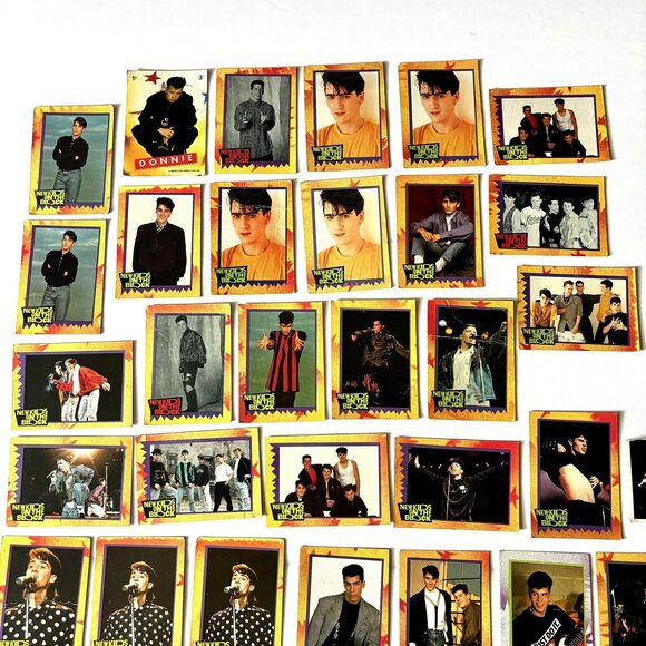 New Kids On The Block Topps Trading Cards 37 Total NKOTB Boy Band 80s 90s Vtg - Picture 2 of 4